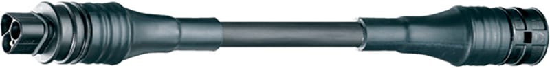 RST 3POL, 1.5mm², 7M, Male-female, Black (96.232.7000.1)