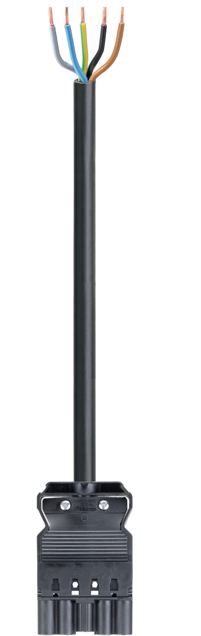 GST18I5 Cable, Han-Fri, 5M, 1.5mm², Black