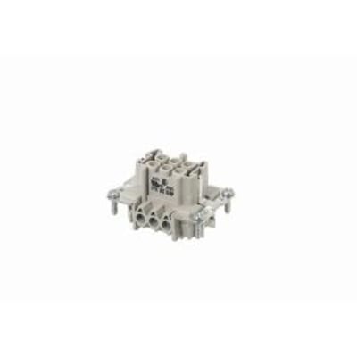 Female-insert, 6POL, 380V