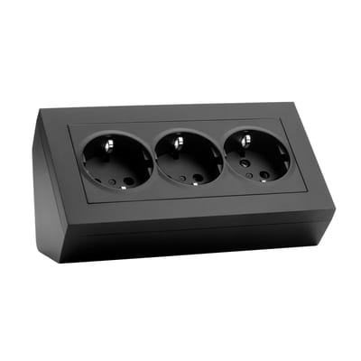 Corner Box with Triple Socket SOR