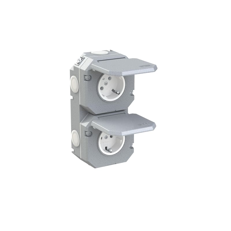 GARANT Double SOCKET with COVER IP55 (2CHN182375C4302)