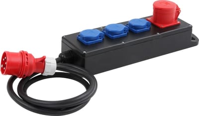 Rubber Power Distributor 16 A 400 V
