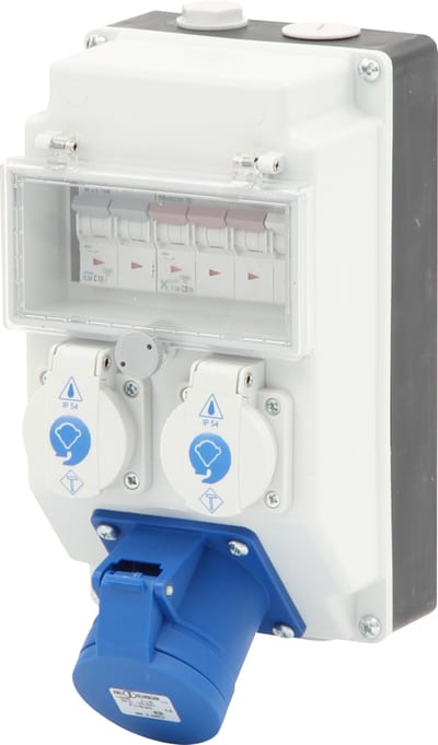 Combination Box - Wall Distribution Unit 32 A 230 V 00102