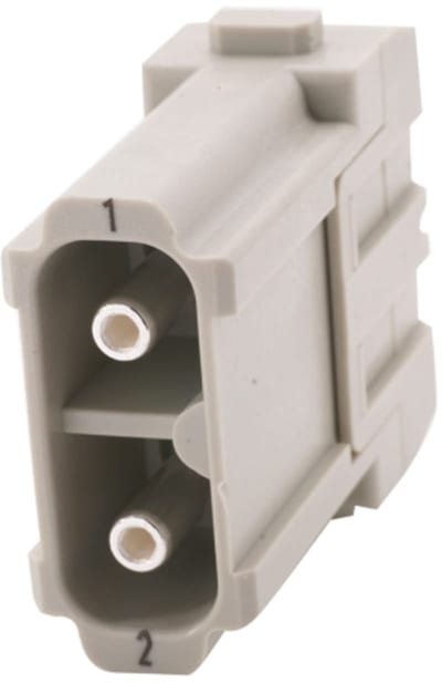 Han 40A axial module, male 2,5-8mm²