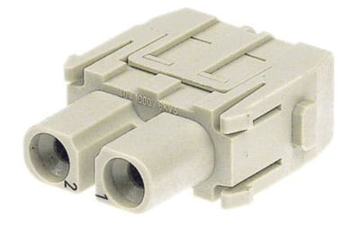 Han 40A axial module, female 6-10 mm²
