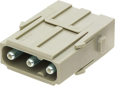 Han C axial module, male 6-10mm²