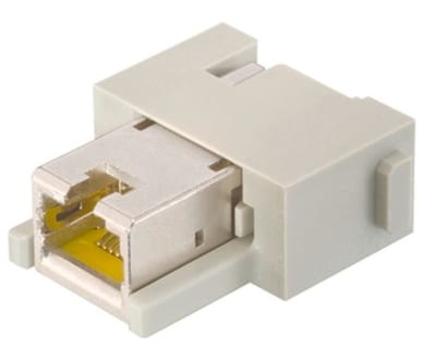 Han RJ45 module, female gender changer