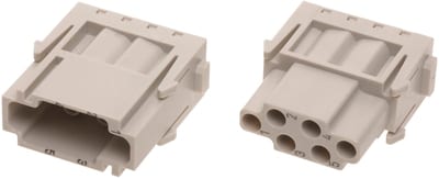 Han E module, crimp female