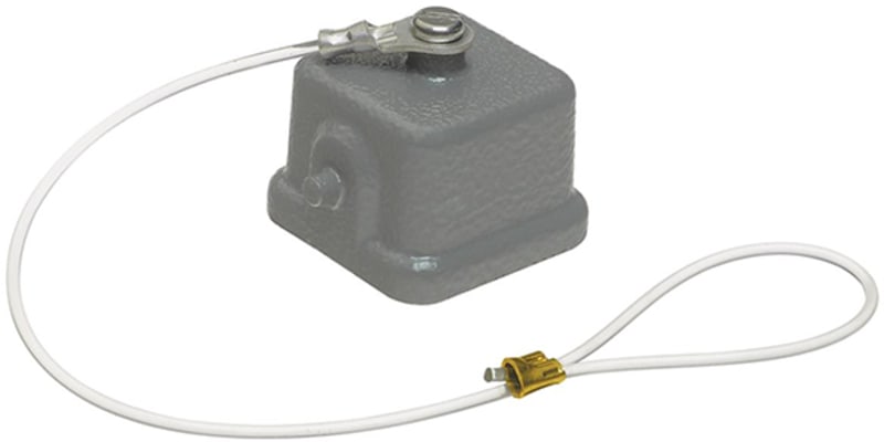 Han 3A Protective Cover, Metal, IP44/IP65 (09200035428)