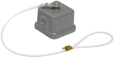 Han 3A Protective Cover, Metal, IP44/IP65