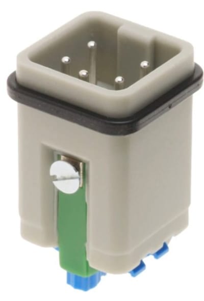 Han 3A male insert with Quick-Lock