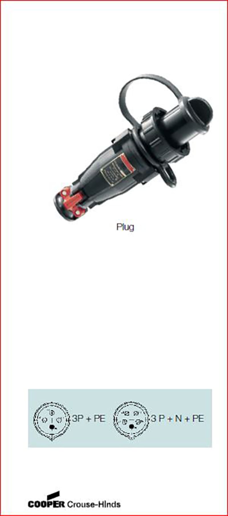 Ex de Plug 3X63A+J 660V (GHG5342405V0000)