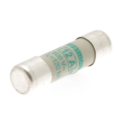 Cylindrical Fuse 10X38MM, 12A (C10M12)