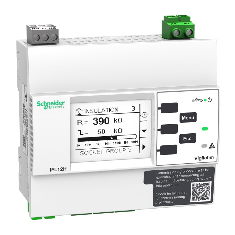 Vigilohm 12CH. Locator Modbus HOSP. (IMDIFL12H)