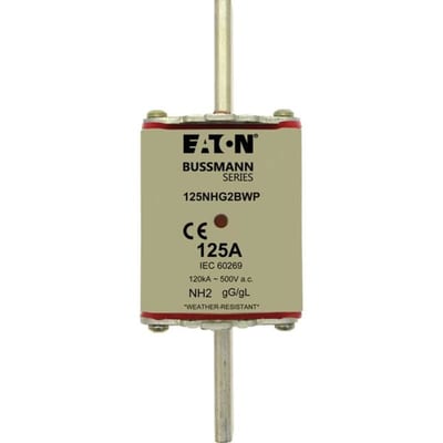 Weather-resistant NH fuse (125NHG2BWP)