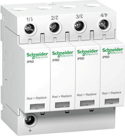Schneider Electric IPRD20 modular surge arrester - 4P - 350V A9L20400