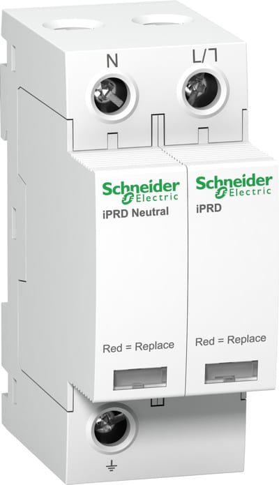 Schneider Electric IPRD20R modular surge arrester - 1P + N - 350V - with remote transfert A9L20501
