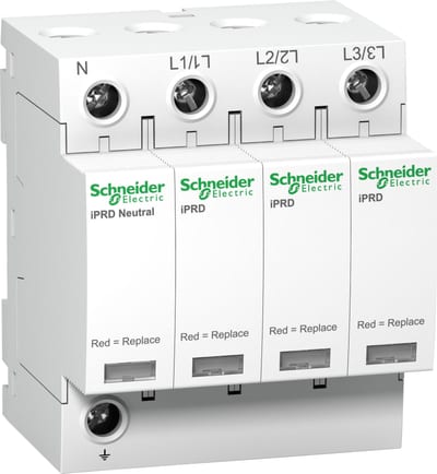 Schneider Electric IPRD40 modular surge arrester - 3P + N - 350V A9L40600