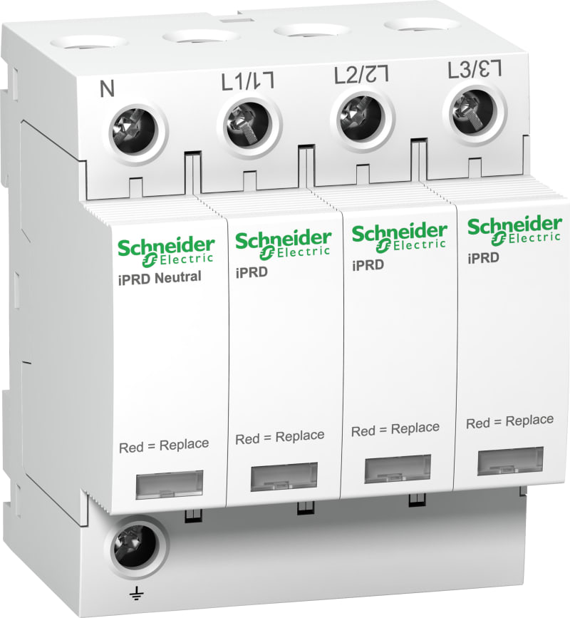 Schneider Electric IPRD65R modular surge arrester - 3P + N - 350V - with remote transfert A9L65601
