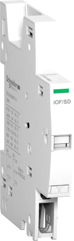 Schneider Electric ACTI9 IC60 RCBO - auxiliary contact - 1OF/SD - AC/DC A9A19803