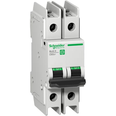 Schneider Electric Multi 9 - C60BP - MCB - 2P - 10 A - C Curve - 480Y/277 V - 10 kA - UL 489 M9F42210