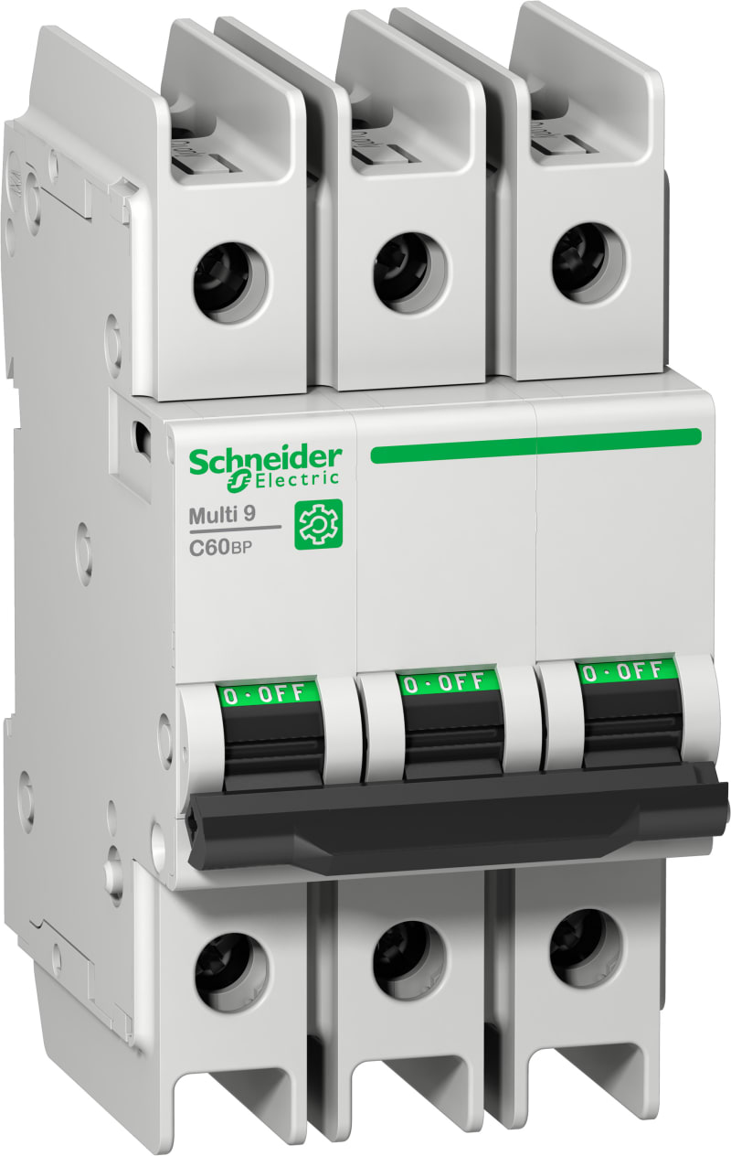 Schneider Electric Multi 9 - C60BP - MCB - 3P - 6 A - C Curve - 480Y/277 V - 10 kA - UL 489 M9F42306