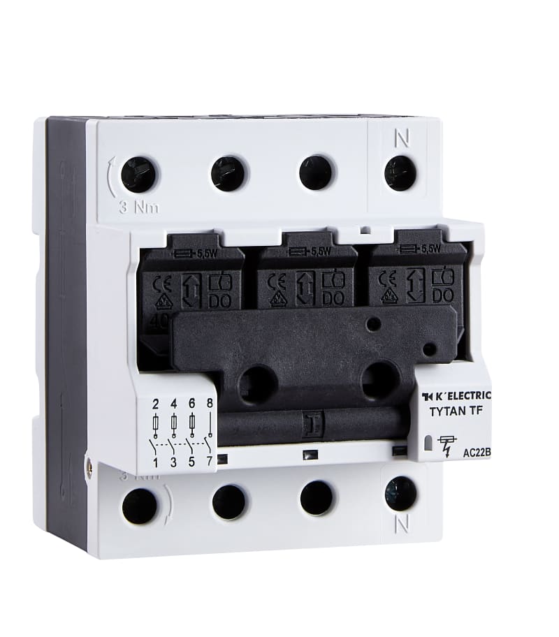 Fused load-break switch Tytan 3-P 10A (KE10421310)