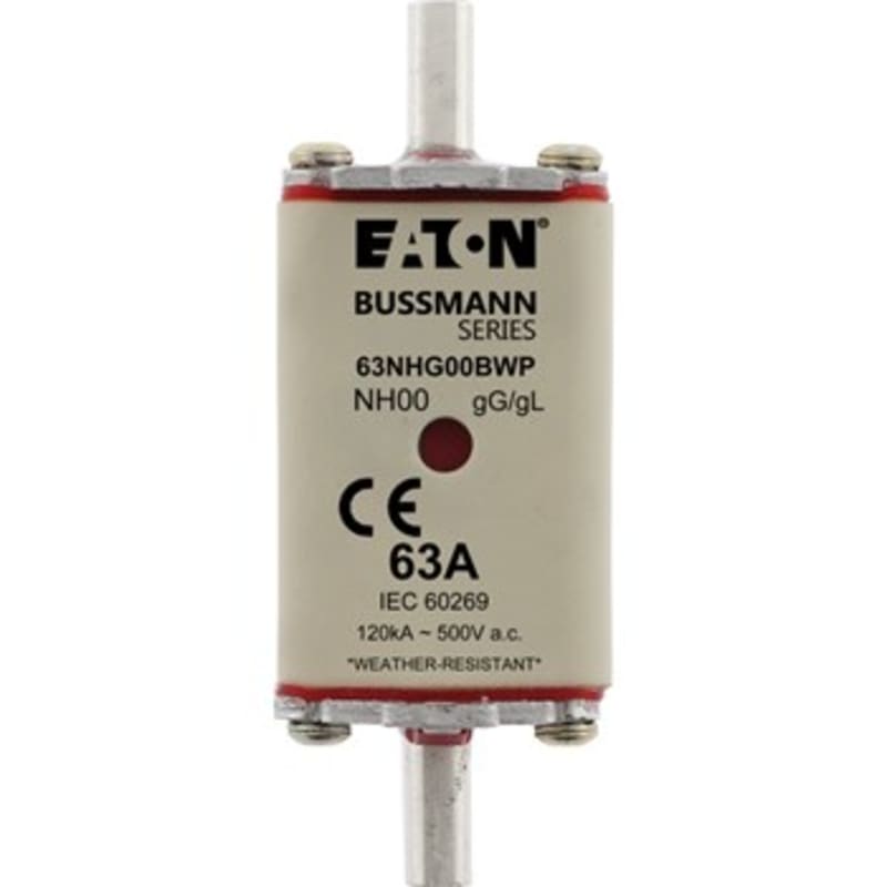 NH00 Fuse, 63A, weatherproof (63NHG00BWP)