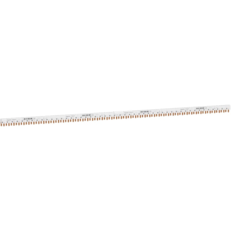Schneider Electric comb busbar, ACTI9, 1L+N, 9 mm pitch, 48 modules, 80 A A9XPC648