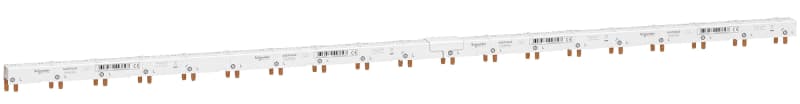 Schneider Electric comb busbar, ACTI9, 1N+L with Aux and Vigi, 9 mm pitch, 48 modules, 80 A A9XPV648
