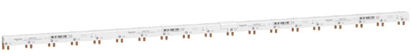 Schneider Electric comb busbar, ACTI9, 3L+N balanced with Aux and Vigi, 9 mm pitch, 48 modules, 80 A A9XPV748