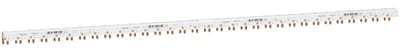 Schneider Electric Comb busbar, ACTI9, 1L+N with aux, 80A, 230VAC, 48 modules A9XPA648