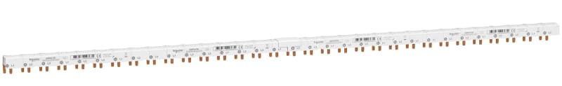Schneider Electric Comb busbar, ACTI9, 3L+N with aux, 80A, 230VAC, 48 modules A9XPA748