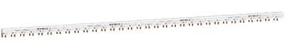 Schneider Electric Comb busbar, ACTI9, 3L+N with aux, 80A, 230VAC, 48 modules A9XPA748