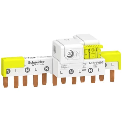 A9 Comb busbar with connectors 1PN 6MOD