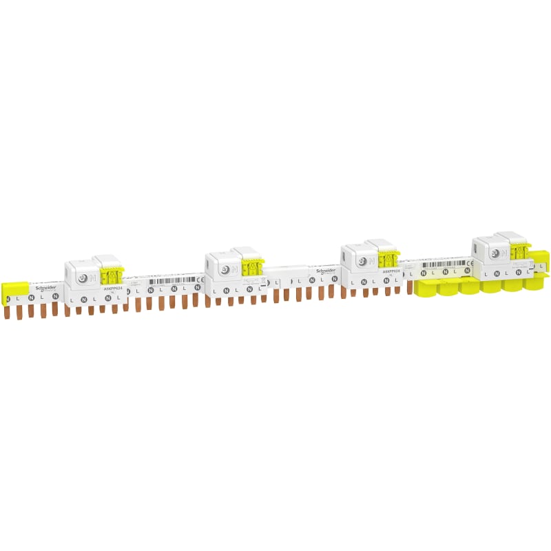 A9 Comb busbar with connectors 1PN 24MOD (A9XPP624)