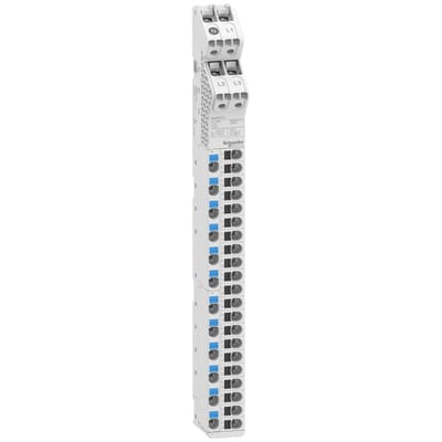 Schneider Electric Vertical distribution block, ACTI9 VDIS, 3L+N, 125A, 250/440VAC, 33 connection points A9XPK707