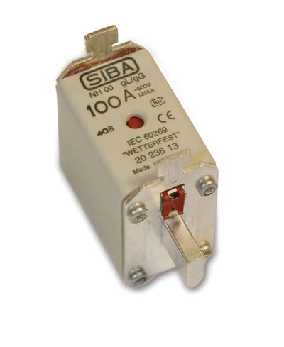 Hellermann 2023613.35 NH00 Weather-Resistant Fuse Link, 500 V gG, 35 A