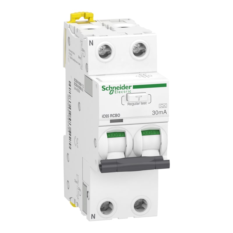 ACTI9 IC65 RCBO 2P C 15A 30MA, I2=1,3 (A9DC4215)