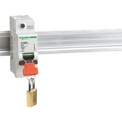 Schneider Electric 27145 Acti9 KL2 Padlocking Device for NC100, Set of 4