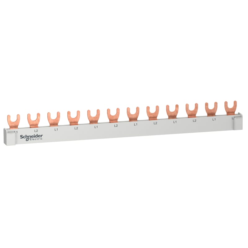Schneider Electric RESI9 - comb busbar - 1L+N - 18 mm pitch - 12 modules - 63 A R9XFH212