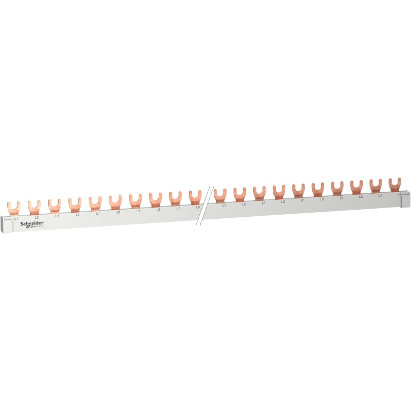 Schneider Electric RESI9 - comb busbar - 1L+N - 18 mm pitch - 57 modules - 63 A R9XFH257