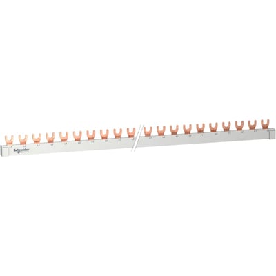 Schneider Electric RESI9 - comb busbar - 1L+N - 18 mm pitch - 57 modules - 63 A R9XFH257