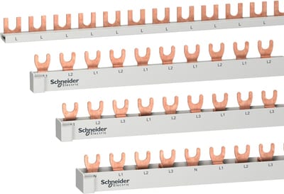 Schneider Electric RESI9 - comb busbar - 3L - 18 mm pitch - 18 modules - 63 A R9XFH318