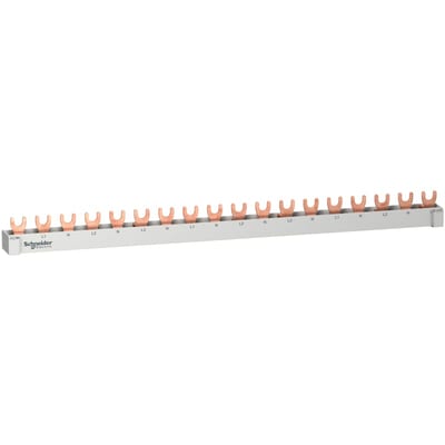 Schneider Electric RESI9 - comb busbar - 3L+N balanced - 18 mm pitch - 18 modules - 63 A R9XFH518