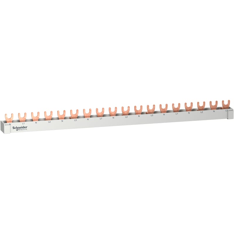 Schneider Electric RESI9 - comb busbar - 3L+N balanced - 18 mm pitch - 57 modules - 63 A R9XFH557