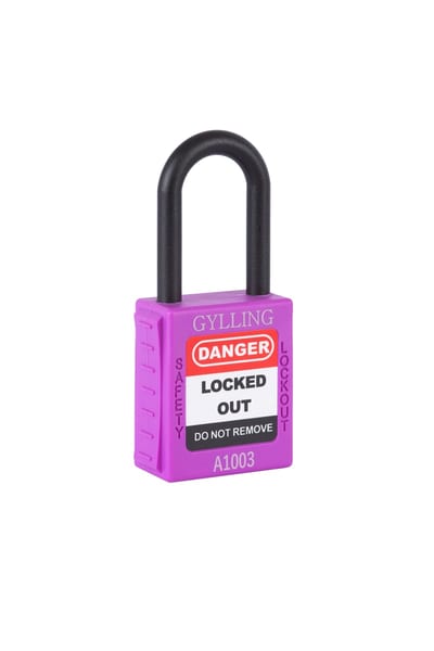 Padlock PURPLE, 38X6MM nylon, A1003