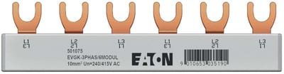 Busbar 3 6 mod 10 mm²