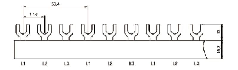 Busbar 9M 3P (ES30910)