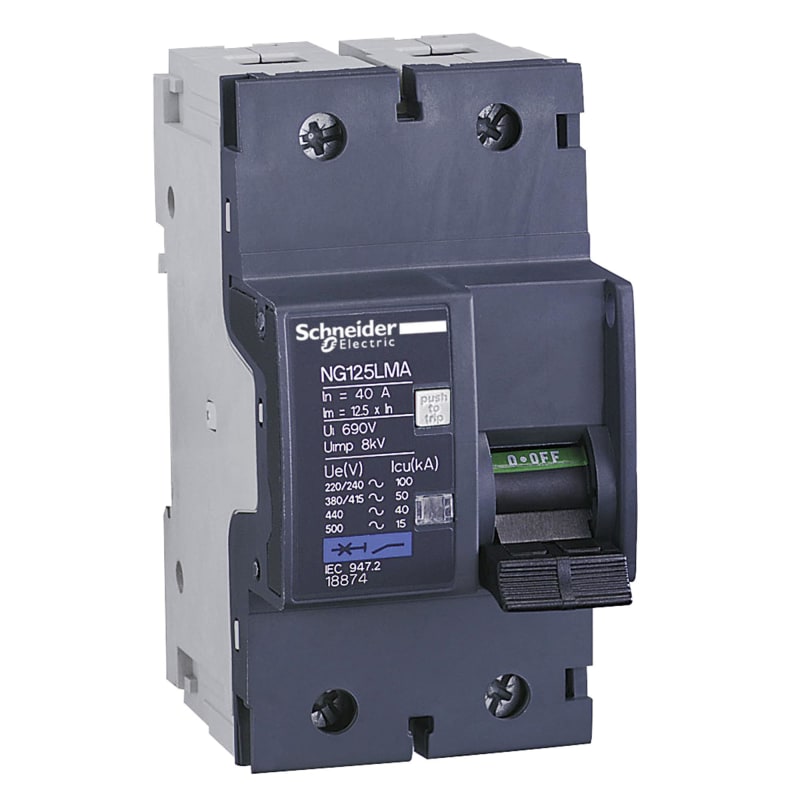 Miniature circuit breaker NG125LMA 2P 4A (18868)